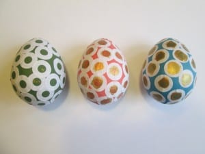 polka dot eggs